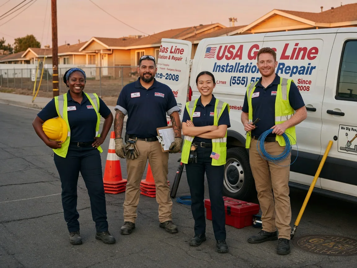 Gas Line Installation company in Hesston, PA